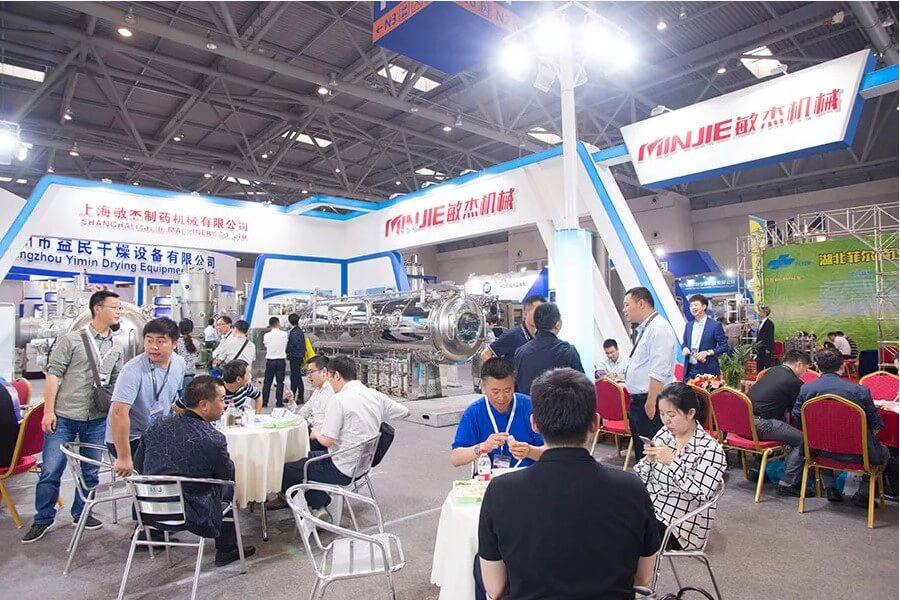 Minjie Attended CIPM in Wuhan with Vacuum Belt Dryer 02