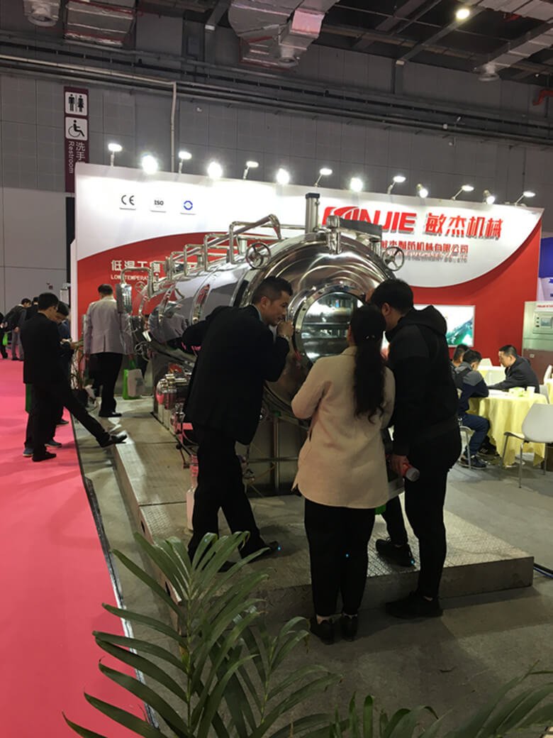 Shanghai Minjie Machinery Attended FIC2019 with Vacuum Belt Dryer 03